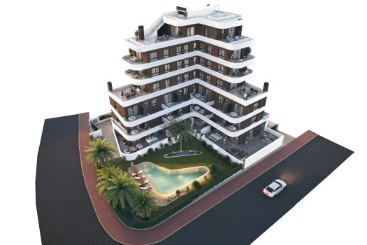 Moderne appartementen in Guardamar del Segura, Alicante.