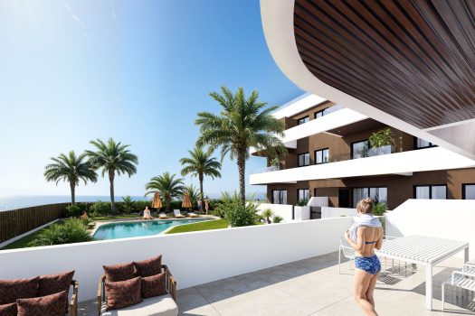 Moderne appartementen in Guardamar del Segura, Alicante.