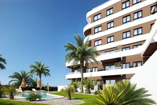 Moderne appartementen in Guardamar del Segura, Alicante.