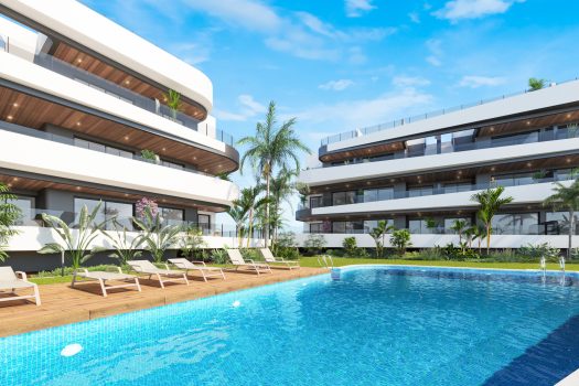 Appartementen op de Golffrontlijn in Los Alcázares, Murcia