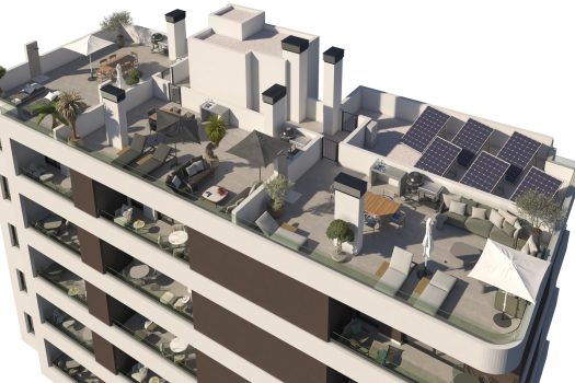 Appartementen op 500 meter van het strand in Santa Pola