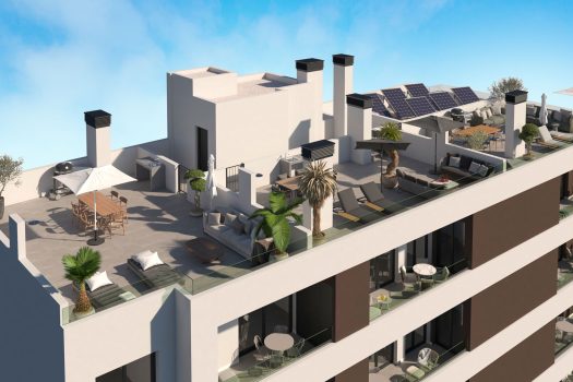 Appartementen op 500 meter van het strand in Santa Pola