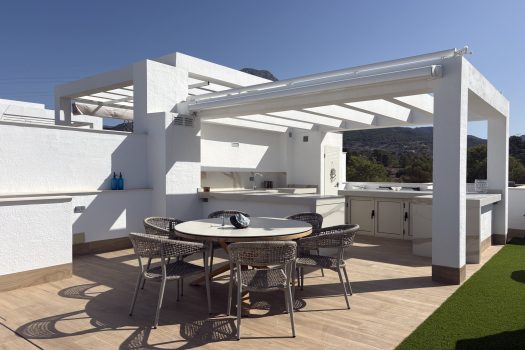 Exclusief penthouse met panoramisch uitzicht op de Campana Golf en de Middellandse Zee — Finestrat, Costa Blanca