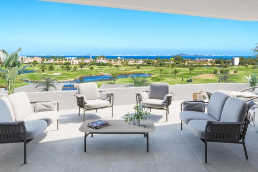 Appartementen nabij de golfbaan in Los Alcázares, Murcia