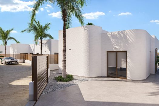 Vrijstaande villa’s naast de golfbaan in Los Alcázares, Murcia.