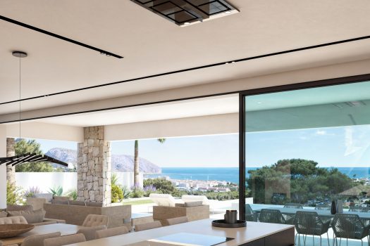 Exclusieve moderne villa op slechts enkele stappen van de zee en het centrum van Moraira
