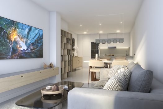 Appartementen op 500 meter van het strand in Santa Pola