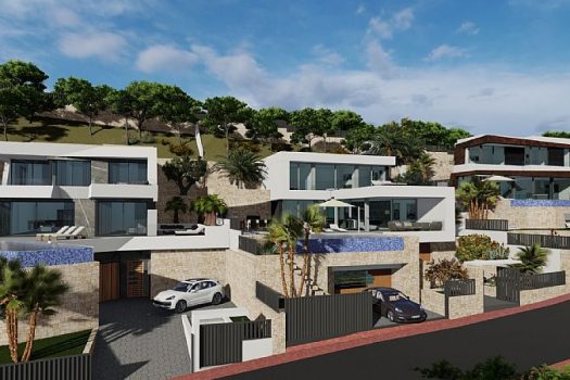 Luxe villa met zeezicht in Calpe