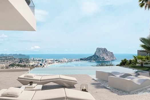 Luxe villa met zeezicht in Calpe