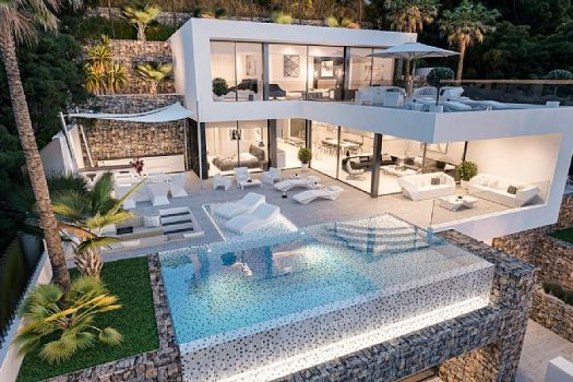 Luxe villa met zeezicht in Calpe