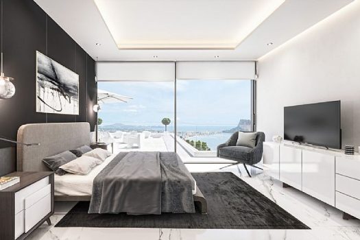 Luxe villa met zeezicht in Calpe