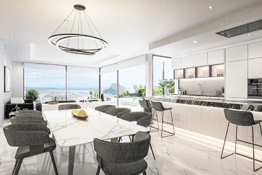 Luxe villa met zeezicht in Calpe