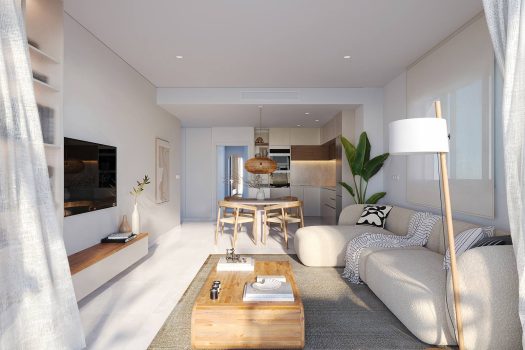 Appartementen aan het strand in Villajoyosa