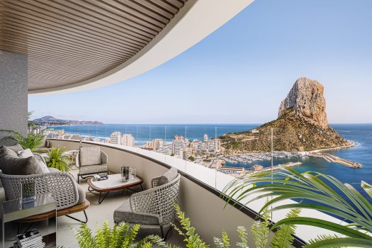 Luxe appartementen in Calpe op 100 meter van de zee